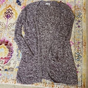 Maroon & White Cardigan